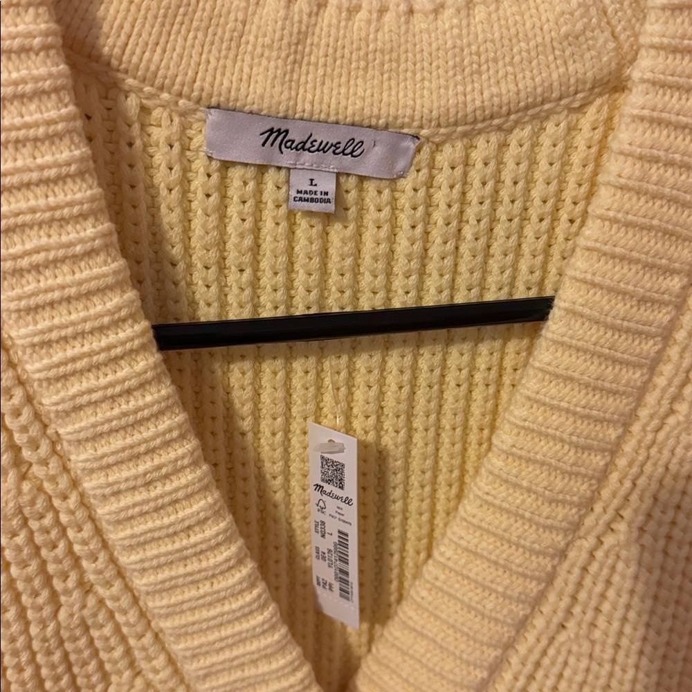 Madewell Cutaway Sweater Vest - Picture 5 of 8